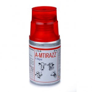 Amitraz 12.5% dip concentrate liquid, 50 ml for Fleas and , Ticks