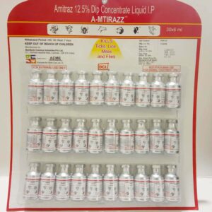 A-MTIRAZZ, Amitraz – 12.5% - tick and flea medicine for cattle