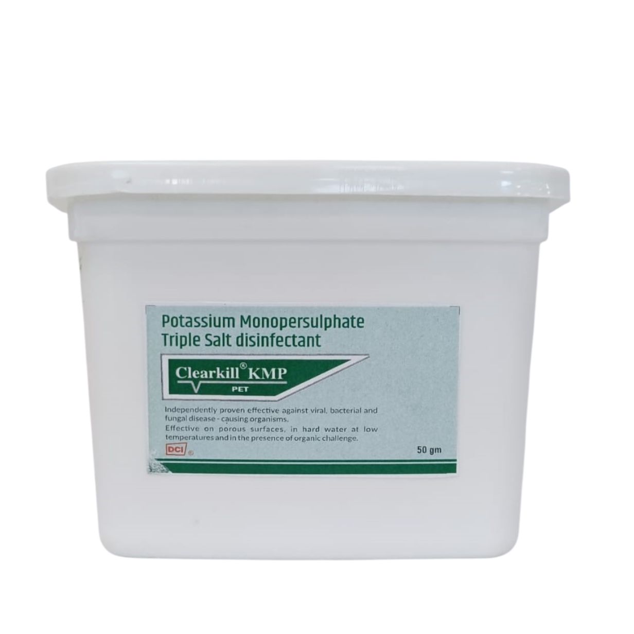 Clearkill KMP PET , Potassium Monopersulphate Triple Salt Disinfectant, 50 gm