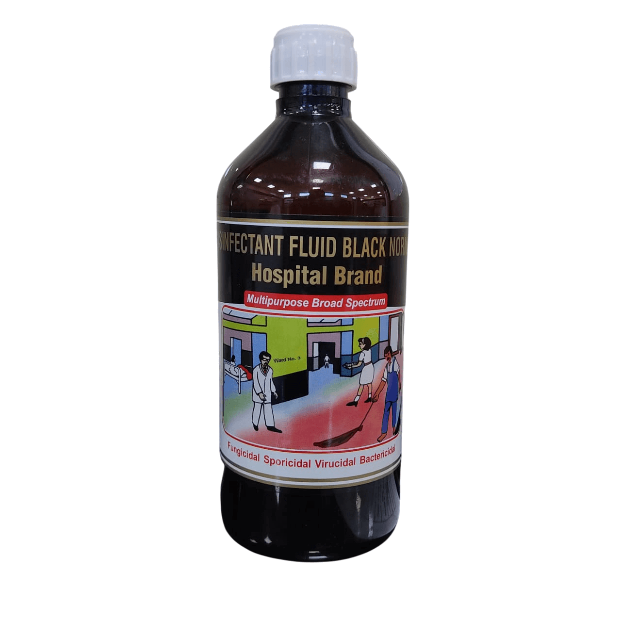 Disinfectant Fluid Black Normal, Hospital Brand